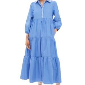 NWOT Tuckernuck Whipstitch Blue Stripe Mabel Maxi Dress